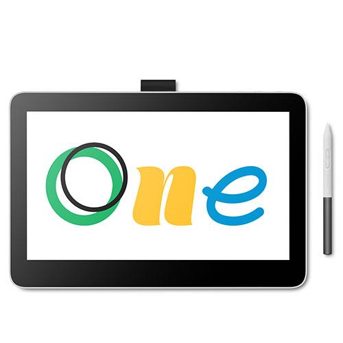 Wacom One 13 Touch Graphic Tablet White 2540 Lpi 294 X 165 Mm USB