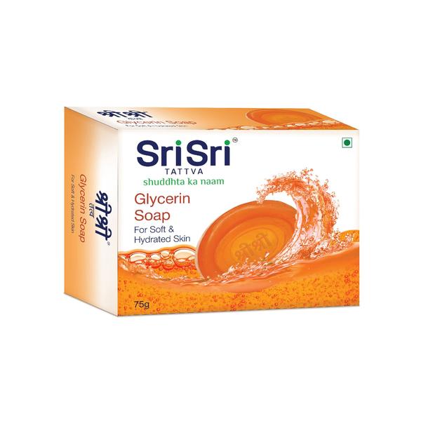 Мыло с Глицерином (75 г), Glycerin Soap,  Sri Sri Tattva