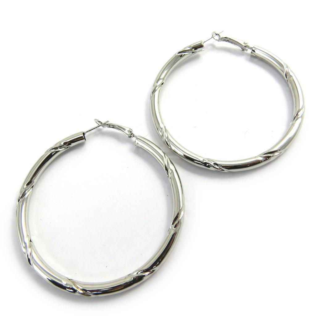 Les Trésors De Lily [L9585] - Gold 'Choreography' Hoops Ø 60 Mm