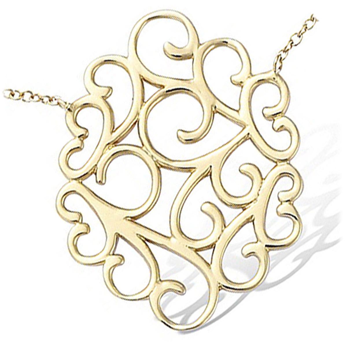 Les Trésors De Lily [M6229] - Collier Plaqué-or 'Carmen' Doré - 30x22 Mm