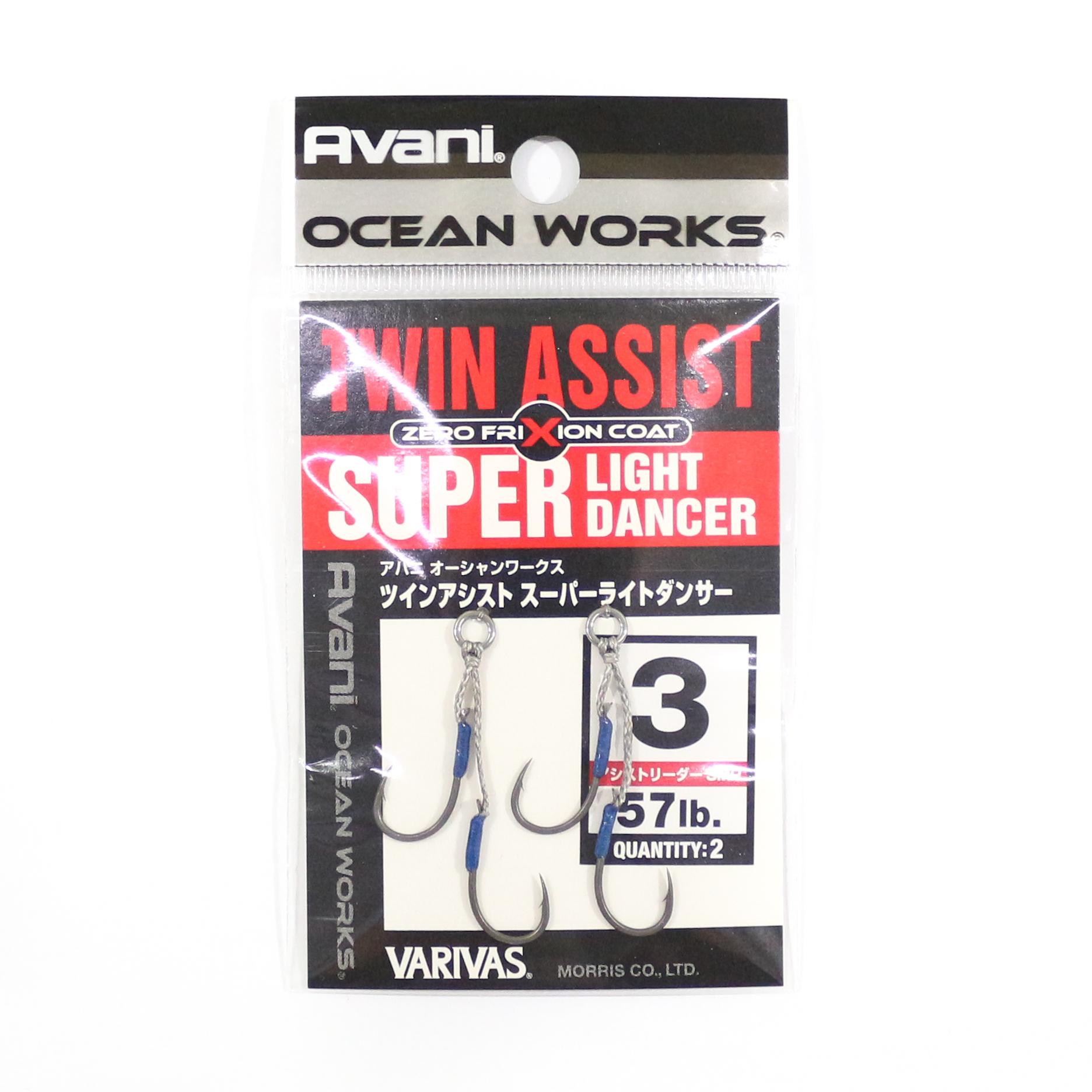 Varivas AH-81 Ocean Works Super Light Dancer Twin Assist Hook Size 3 (4742)