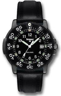 Traser H3 Watch P 6504 Black Storm Pro Leather - Black