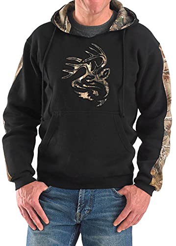 Legendary Whitetails Men's Tall Size Camo Outfitter Hoodie, Mossy Oak Country DNA, X-Large Tall thumbnail