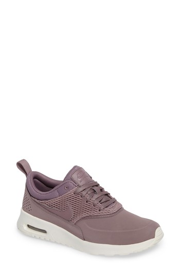 Women's Nike Air Max Thea Premium Sneaker, Size 10 M - Grey