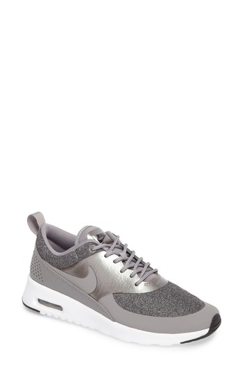 Women's Nike Air Max Thea Knit Sneaker, Size 10 M - Grey