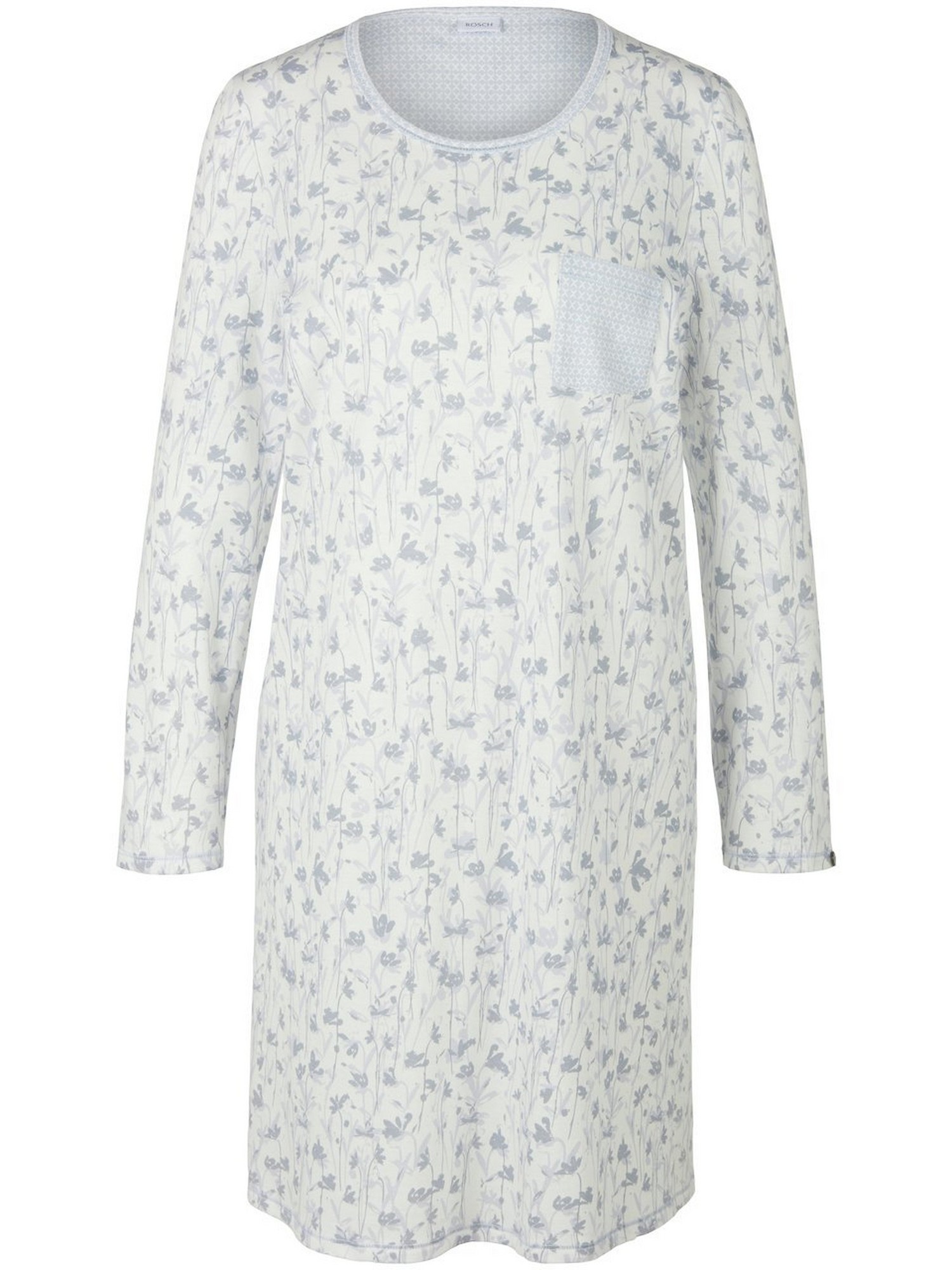La Chemise Nuit 100% Coton  Rösch Bleu Taille 38 thumbnail