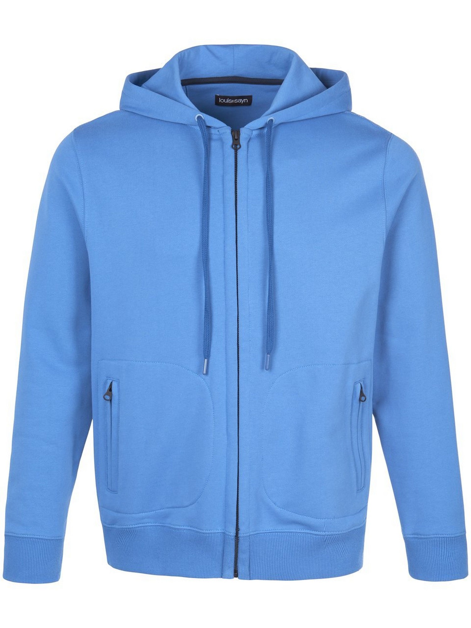 La Veste Sweat 100% Coton  Louis Sayn Bleu Taille 52 thumbnail