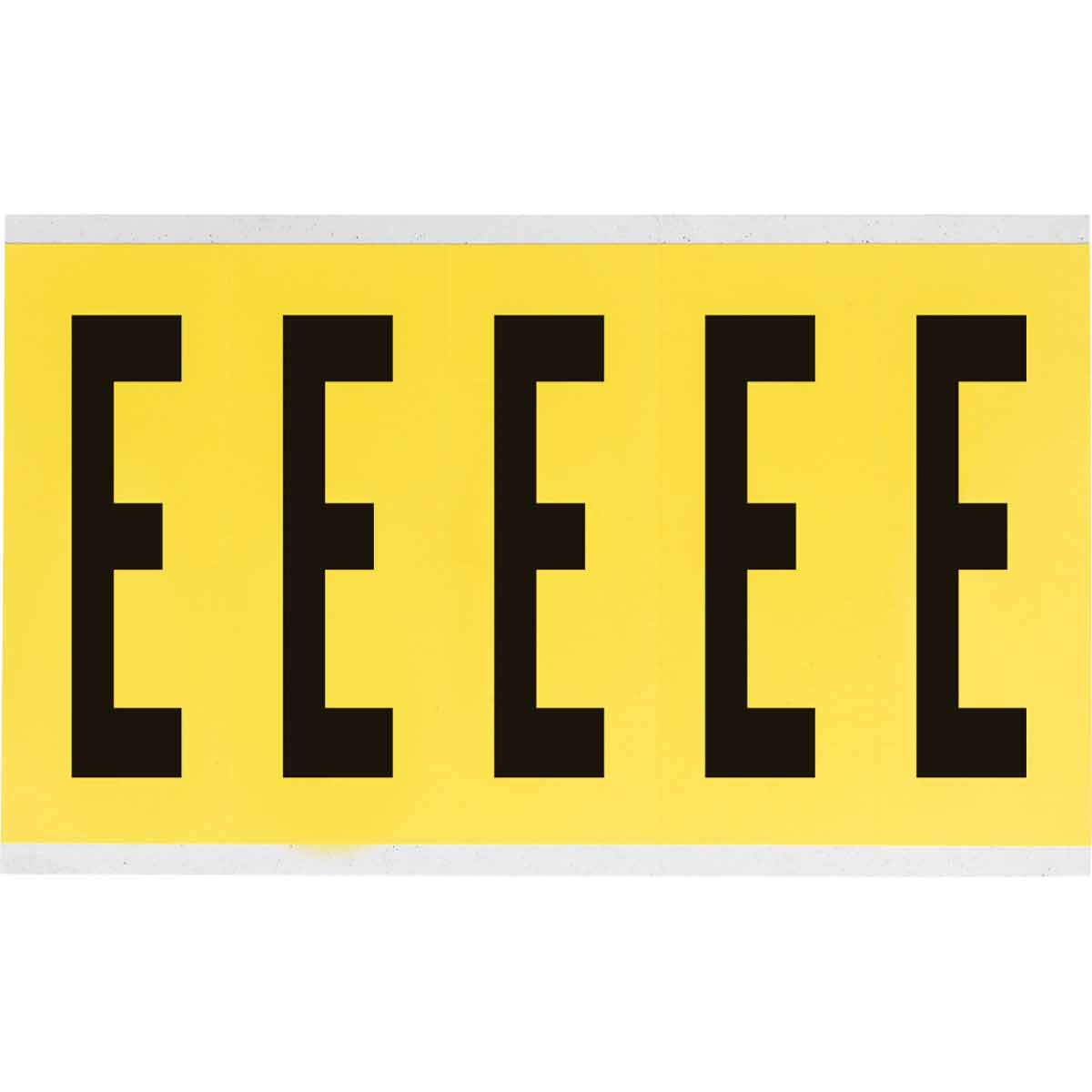 Brady 3460-E Self-adhesive Label Rectangle Removable Black, Yellow...