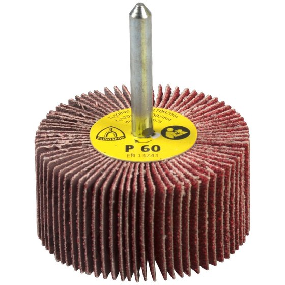 KLINGSPOR - Schleifmopstift KM 615 Multibindung, 60 X 30 X 6mm Korn 80, 10 Stück