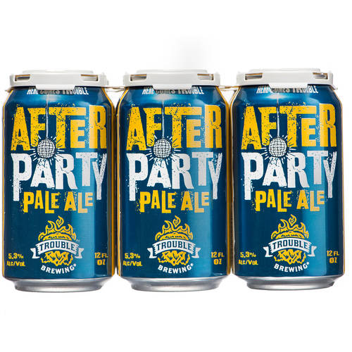 Trouble Brewing Company After Party Pale Ale, 6 Pack, 12 Fl Oz