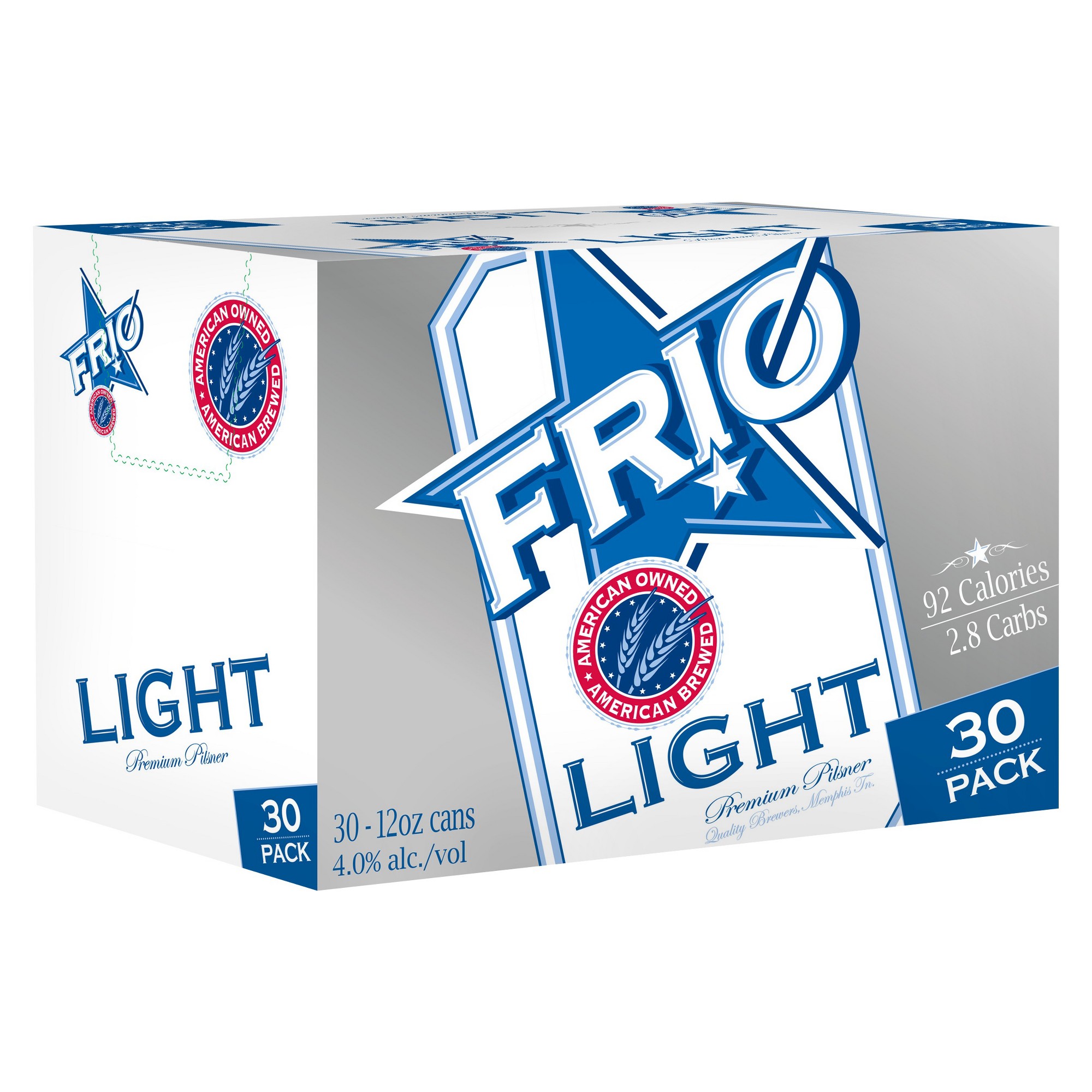 Frio Light American Brewed Beer, 30 Pack, 12 Fl Oz thumbnail