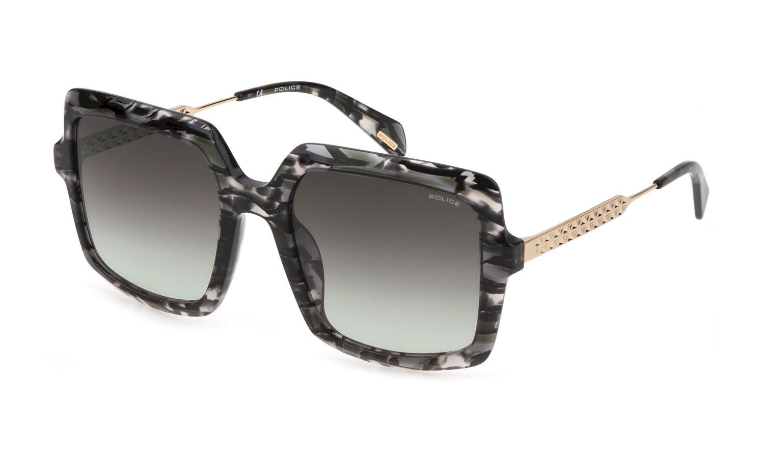 Sunglasses- Unisex- Police- Sunglasses- Black- 54 MM- Accessories