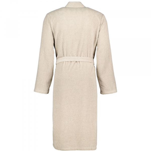 Cawö Bademäntel Herren Kimono Struktur 5509 - Farbe: Sand - 339 - L thumbnail