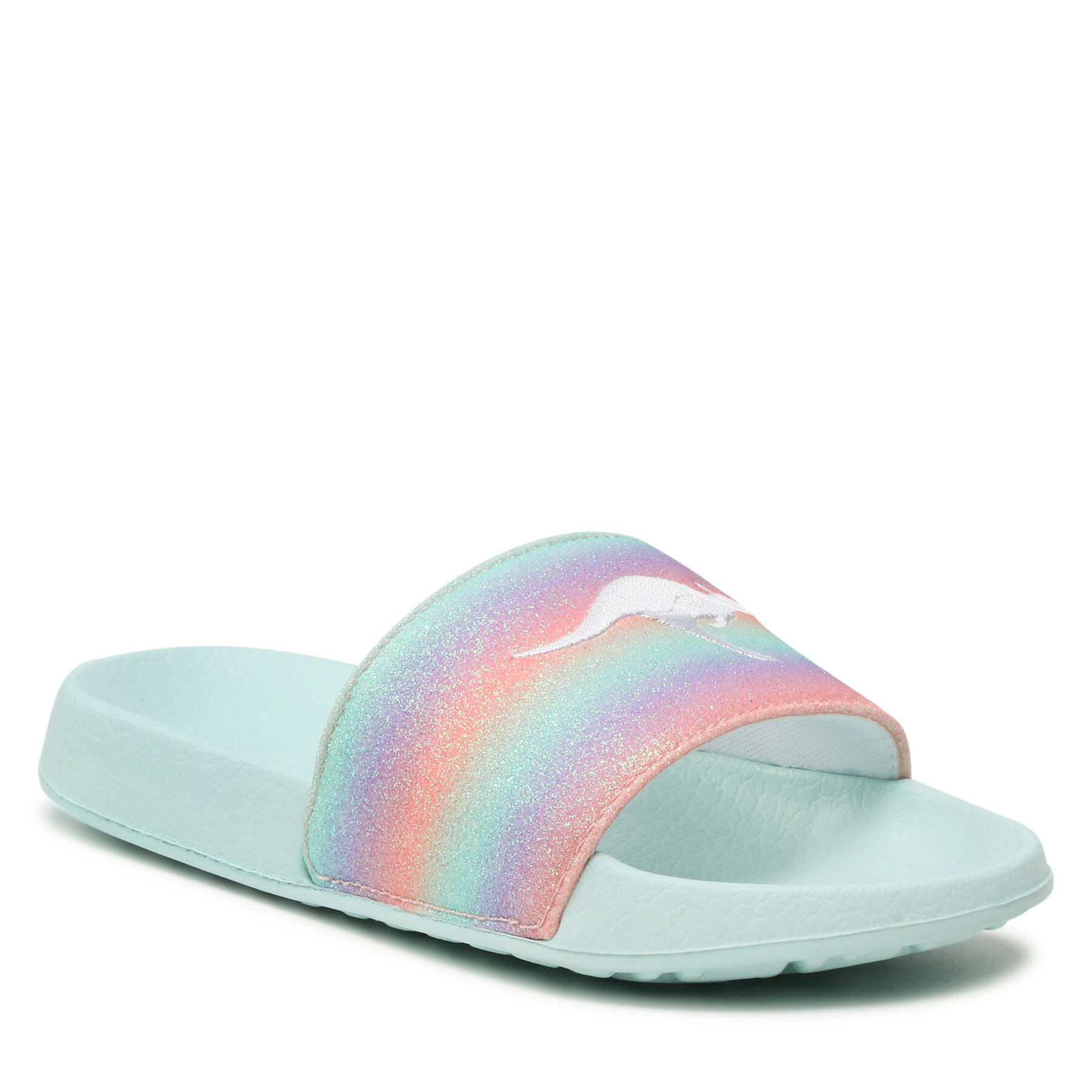 Pantoletten KangaRoos K-Skine Kids 18574 000 4804 S Mint/Rainbow