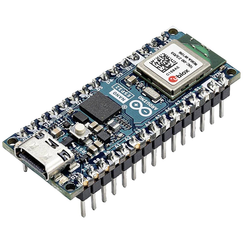 Arduino - ABX00083 Nano ESP32 W/ Headers ESP32-S3,USB-C, Wi-Fi,Bluetooth,HID Support
