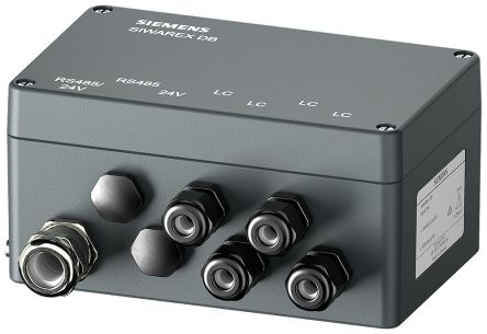 Siemens SIWAREX DB Series Black Die Cast Aluminium Junction Box, IP66, ATEX, 160 Mm, 100 Mm 81 Mm
