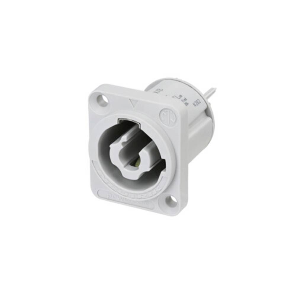 Neutrik NAC3MPXXB PowerCON Plug 2+PE 20A Grey Vertical Mount