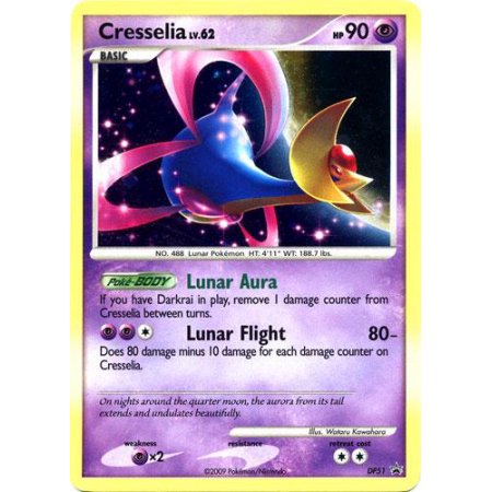 Pokemon Diamond & Pearl Promo Single Card Rare Holo Cresselia DP51