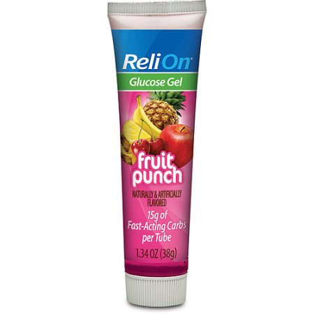 ReliOn Fruit Punch Glucose Gel, 15 G