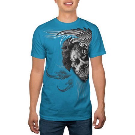 Skulls Fly High Men's Graphic Tee