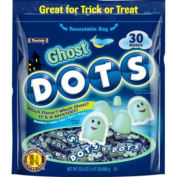 Tootsie Roll 23.6 Oz Ghost Dots