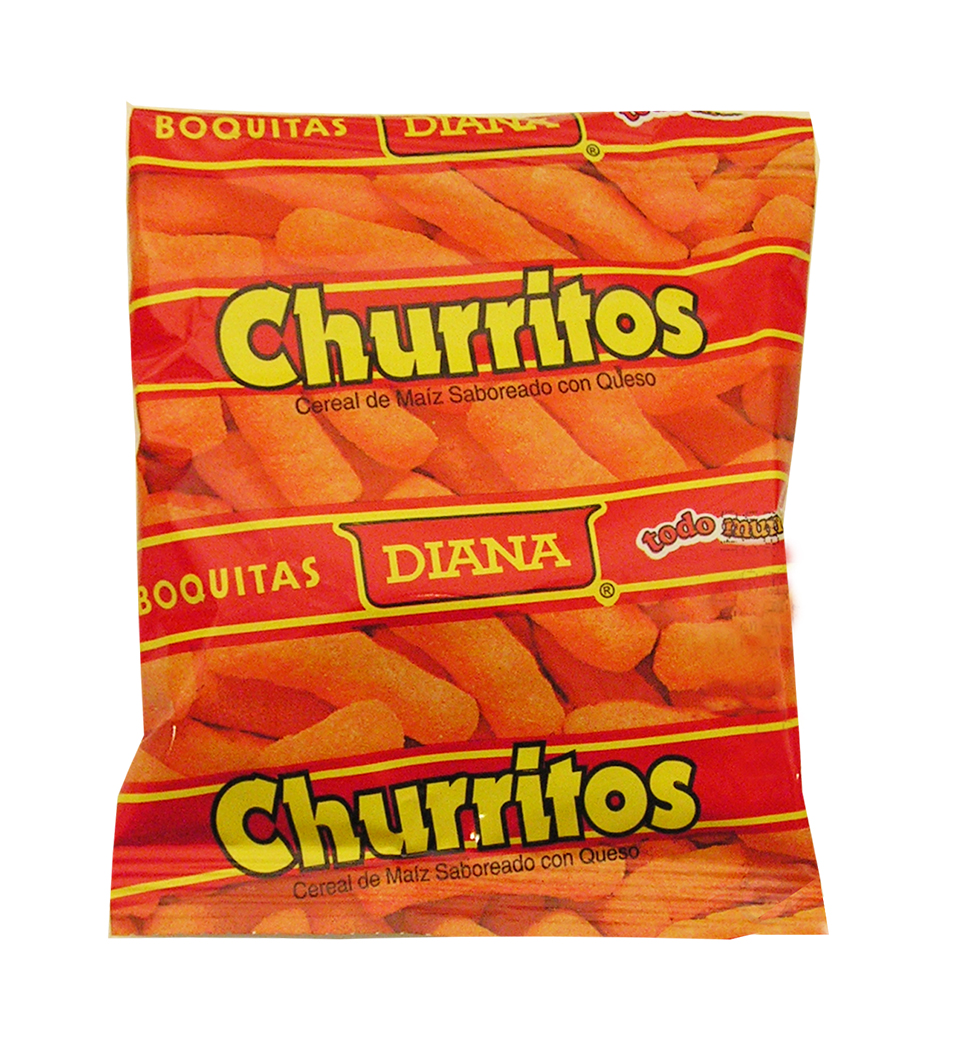 Diana Corn Curl 0.5 Oz (Dozen) - Churritos - Pack of 1
