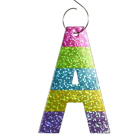 Basket Charm, Letter a, 3.5 Inch