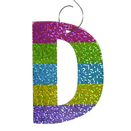 Basket Charm, Letter D, 3.5 Inch