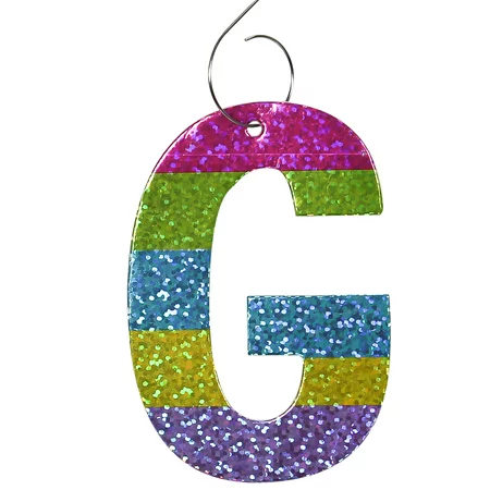 Basket Charm, Letter G, 3.5 Inch