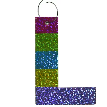 Basket Charm, Letter L, 3.5 Inch