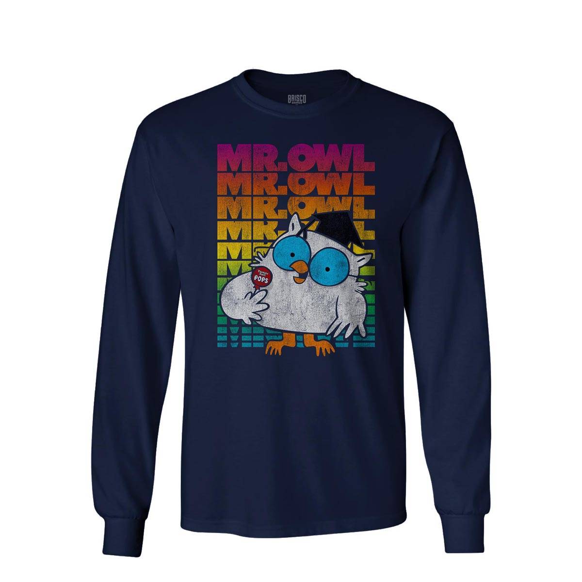 Young Mens Tootsie Pop Long Sleeve Graphic T-Shirt