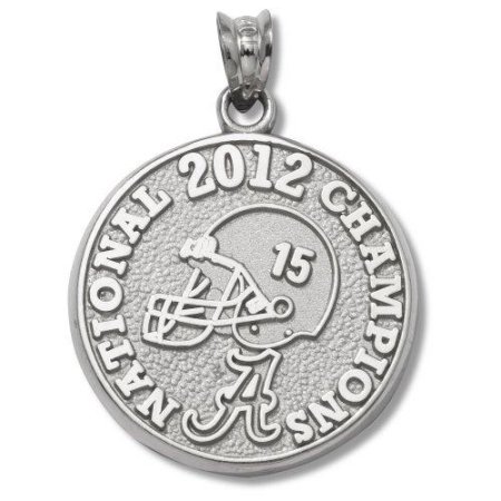 NCAA - Alabama Crimson Tide 2012 BCS National Champions Sterling Silver Charm