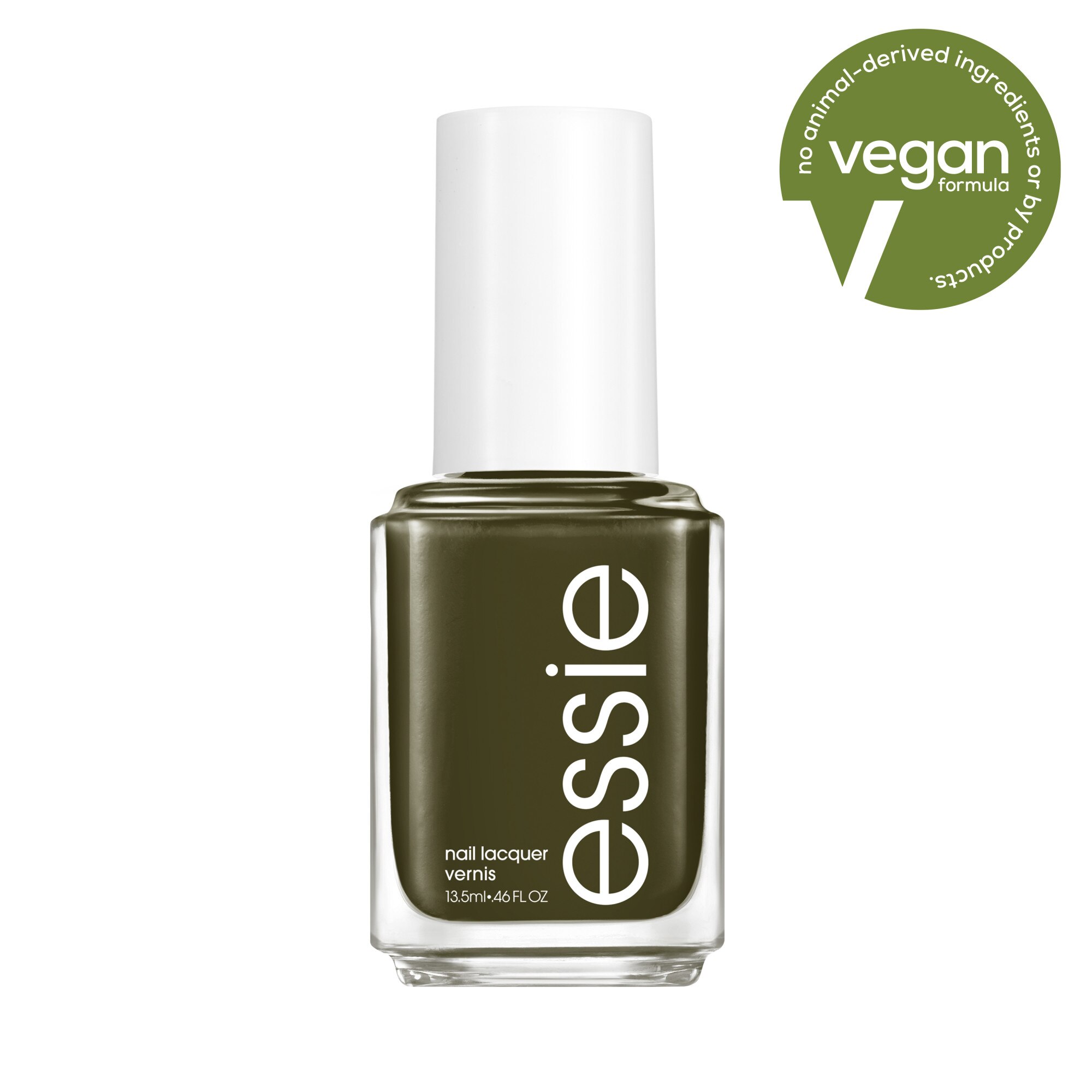 Essie Salon-quality Nail Polish, Vegan, Fall 2023, Olive Green, Meet Me at Midnight, 0.46 Fl Oz - 0.46 Oz | CVS