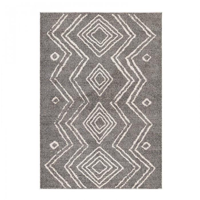 Kusový Koberec Taznaxt 5104 Black (Varianta: 80 X 150 Cm)