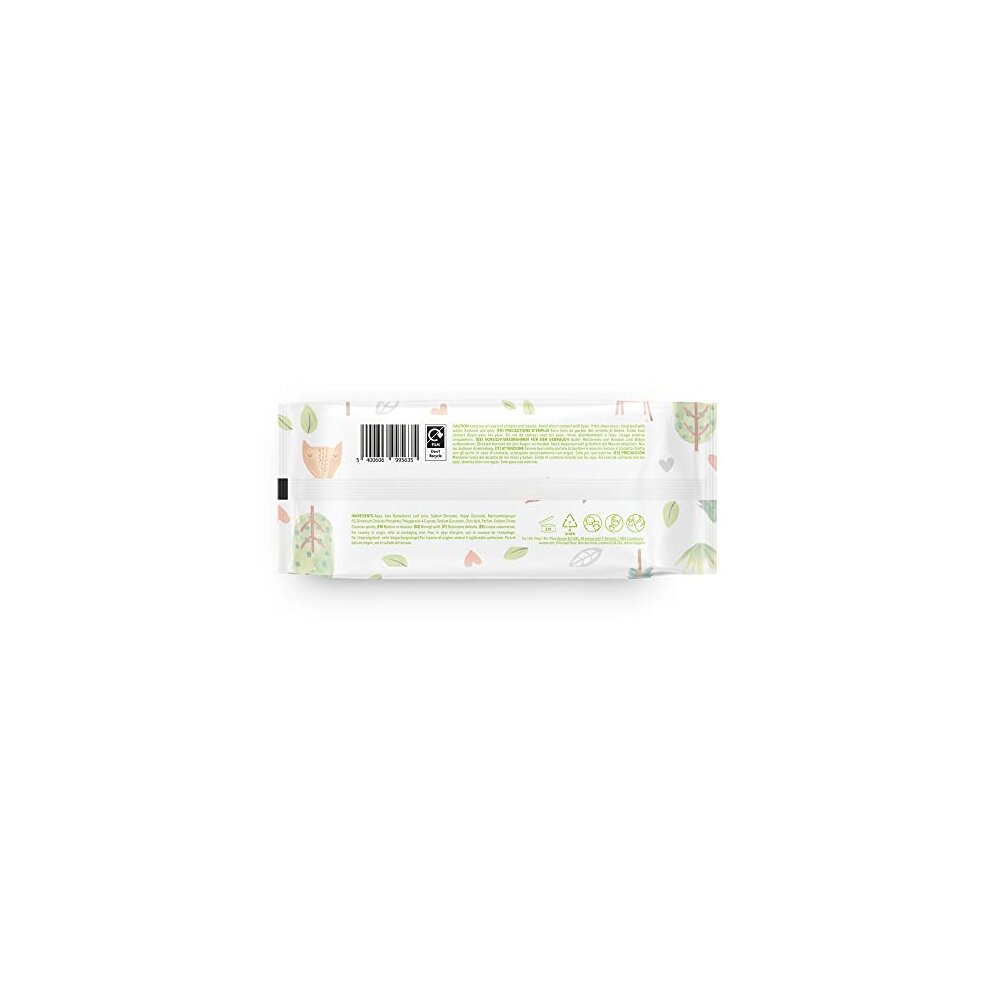 Amazon Brand - Mama Bear Fresh Lightly Fragranced Baby Wipes, 56 Count (Pack of 18), Packaging May Vary thumbnail