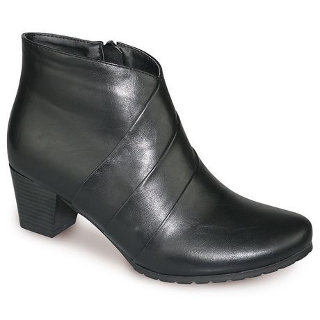 Tender Tootsies Women's Ankle Boot Black Not Applicable