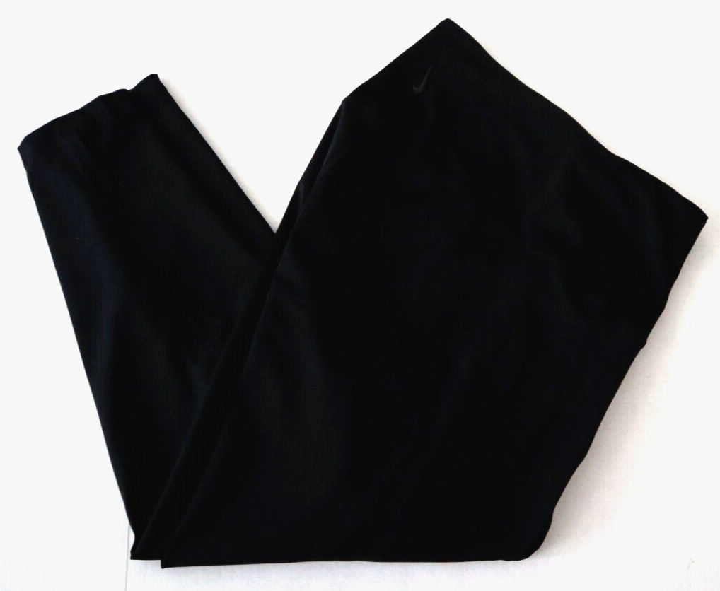 Nike Yoga DR7800 Women's Plus Sz 2XL Black Dri-Fit High Rise 7/8 Yoga Pants $65 thumbnail