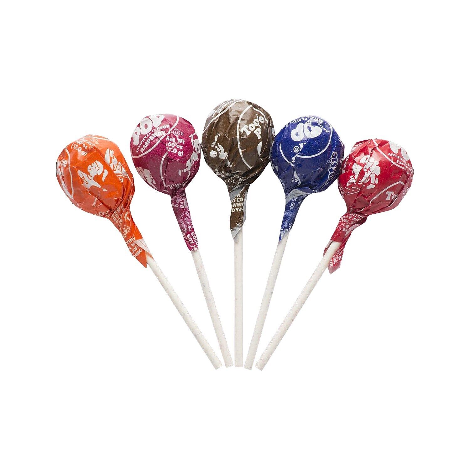 TOOTSIE ROLL INDUSTRIES Tootsie Pops 0.6 Oz Assorted Flavors 100/Box 0508 thumbnail