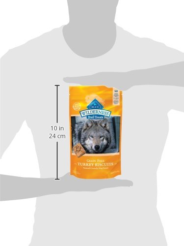 Blue Buffalo Wilderness Trail Treats High Protein Grain Free Crunchy Dog Treats Biscuits, Turkey Recipe 10-oz Bag thumbnail