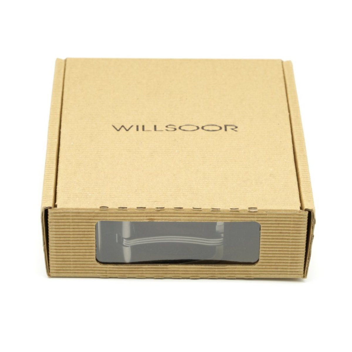 Herren Leder Gürtel Willsoor 8532 in Brown Farbe 100 Cm thumbnail