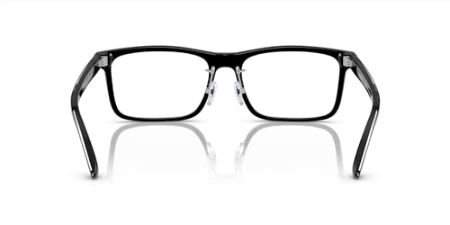 Emporio Armani EA3227F Asian Fit 6051 Men's Glasses Black Size 56 - Free Lenses - Blue Light Block Available thumbnail