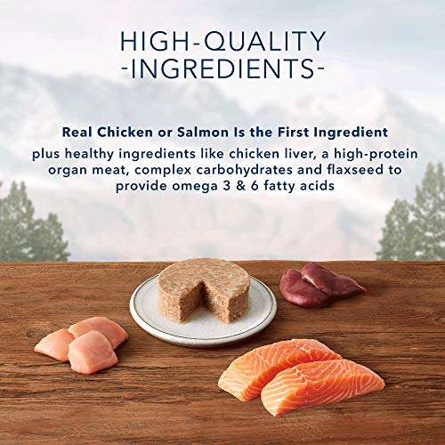 Blue Buffalo Wilderness High Protein Grain Free, Natural Kitten Pate Wet Cat Food Variety Pack, Chicken, Salmon 3-oz (6 Count- 3 of Each Flavor) thumbnail