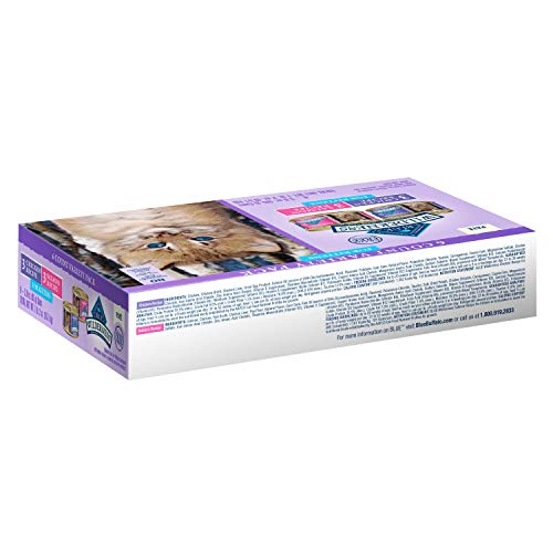 Blue Buffalo Wilderness High Protein Grain Free, Natural Kitten Pate Wet Cat Food Variety Pack, Chicken, Salmon 3-oz (6 Count- 3 of Each Flavor) thumbnail
