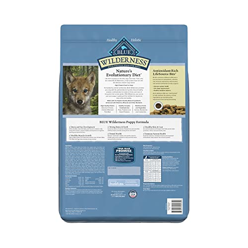 Blue Buffalo Wilderness High Protein, Natural Puppy Dry Dog Food, Chicken 11-lb thumbnail