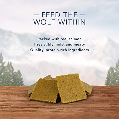 Blue Buffalo Wilderness Trail Treats Wild Bites High Protein Grain Free Soft-Moist Dog Treats, Salmon 4-oz Bag thumbnail