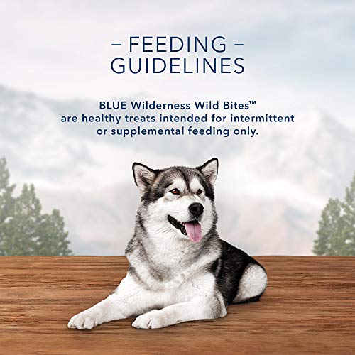 Blue Buffalo Wilderness Trail Treats Wild Bites High Protein Grain Free Soft-Moist Dog Treats, Salmon 4-oz Bag thumbnail