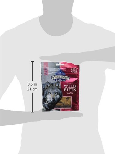 Blue Buffalo Wilderness Trail Treats Wild Bites High Protein Grain Free Soft-Moist Dog Treats, Salmon 4-oz Bag thumbnail