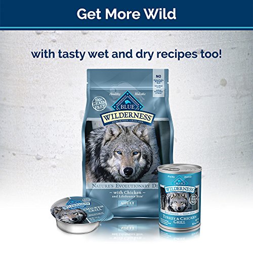 Blue Buffalo Wilderness Trail Treats Wild Bites High Protein Grain Free Soft-Moist Dog Treats, Salmon 4-oz Bag thumbnail