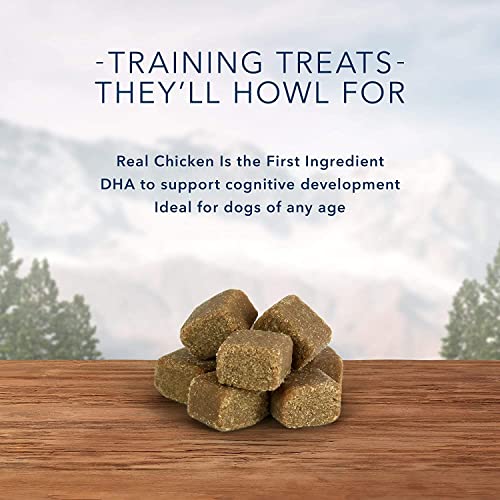 Blue Buffalo Wilderness Trail Treats Wild Bits High Protein Grain Free Soft-Moist Training Dog Treats, Chicken Recipe 4-oz Bag thumbnail