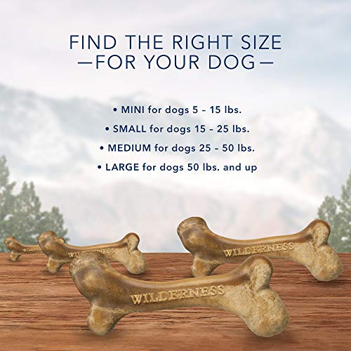 Blue Buffalo Wilderness Wild Bones Grain Free Dental Chews Dog Treats, Medium 10-oz Bag thumbnail